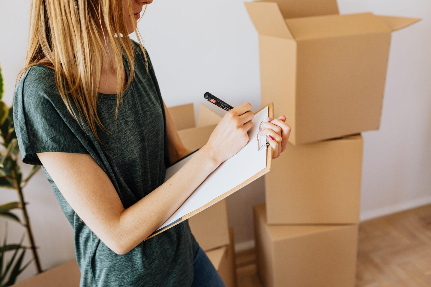Checking a home before moving out