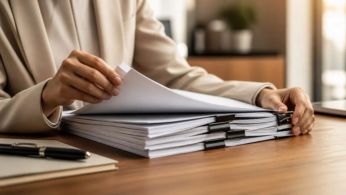 Organising property records and documents